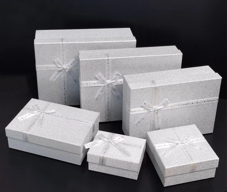 Rectangular Bow Birthday Heaven and Earth Cover Business Companion Lipstick Empty Box