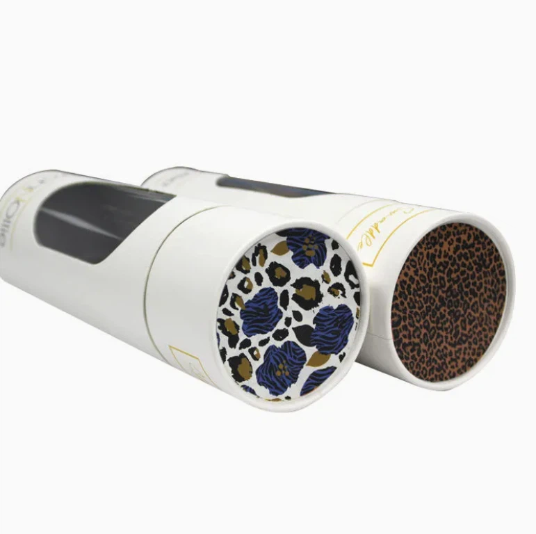 Custom Cylinder Designed Paper Cardboard Round Tube Packaging Box For Baby Swaddle