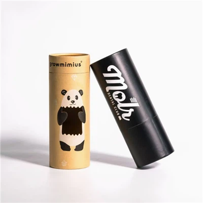 Professionell leverantör på hög nivå papper kartong runda förpackningscylinderlåda, kraft pappersrör strumpan